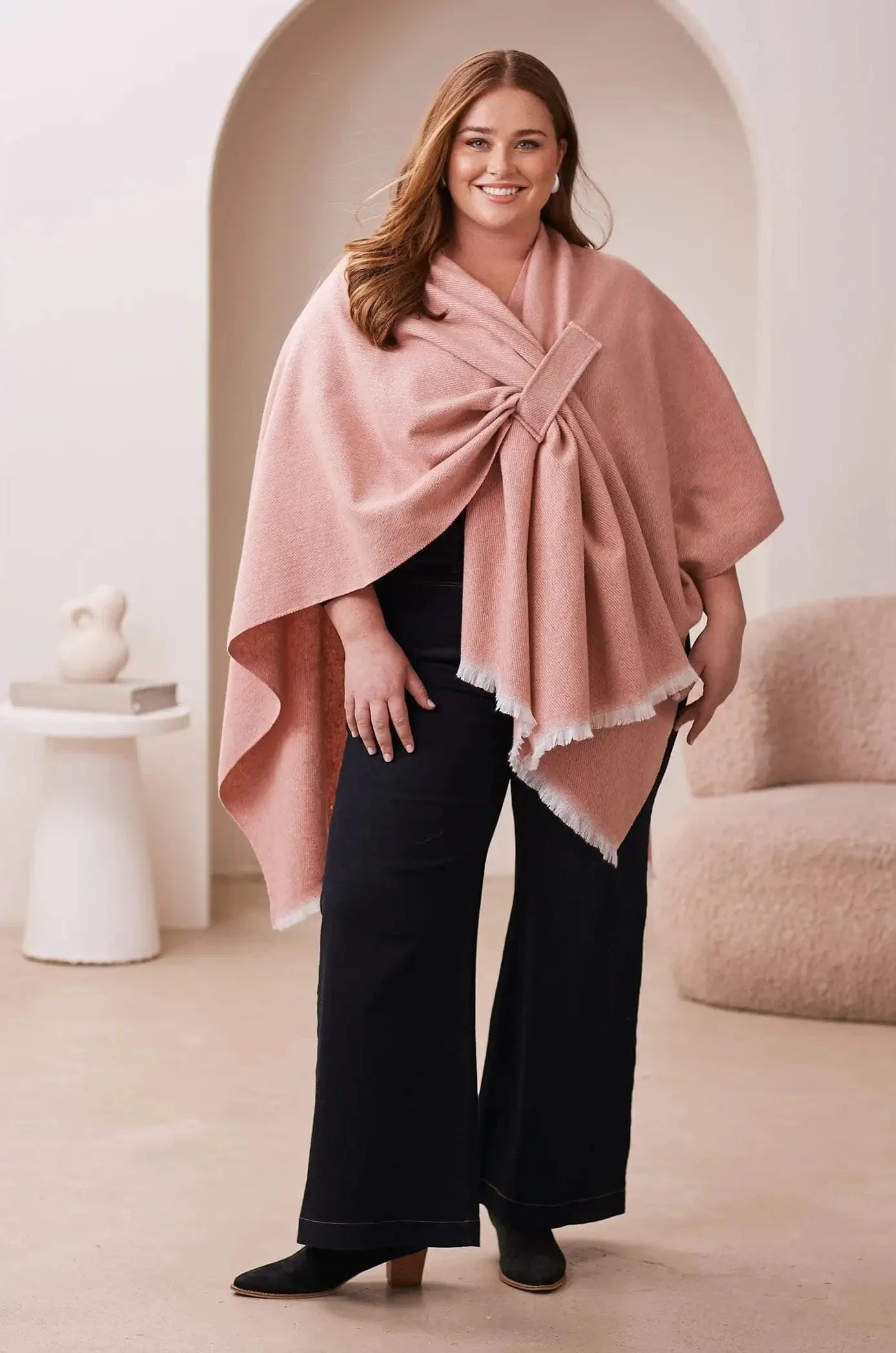 Silvia Cape Blush