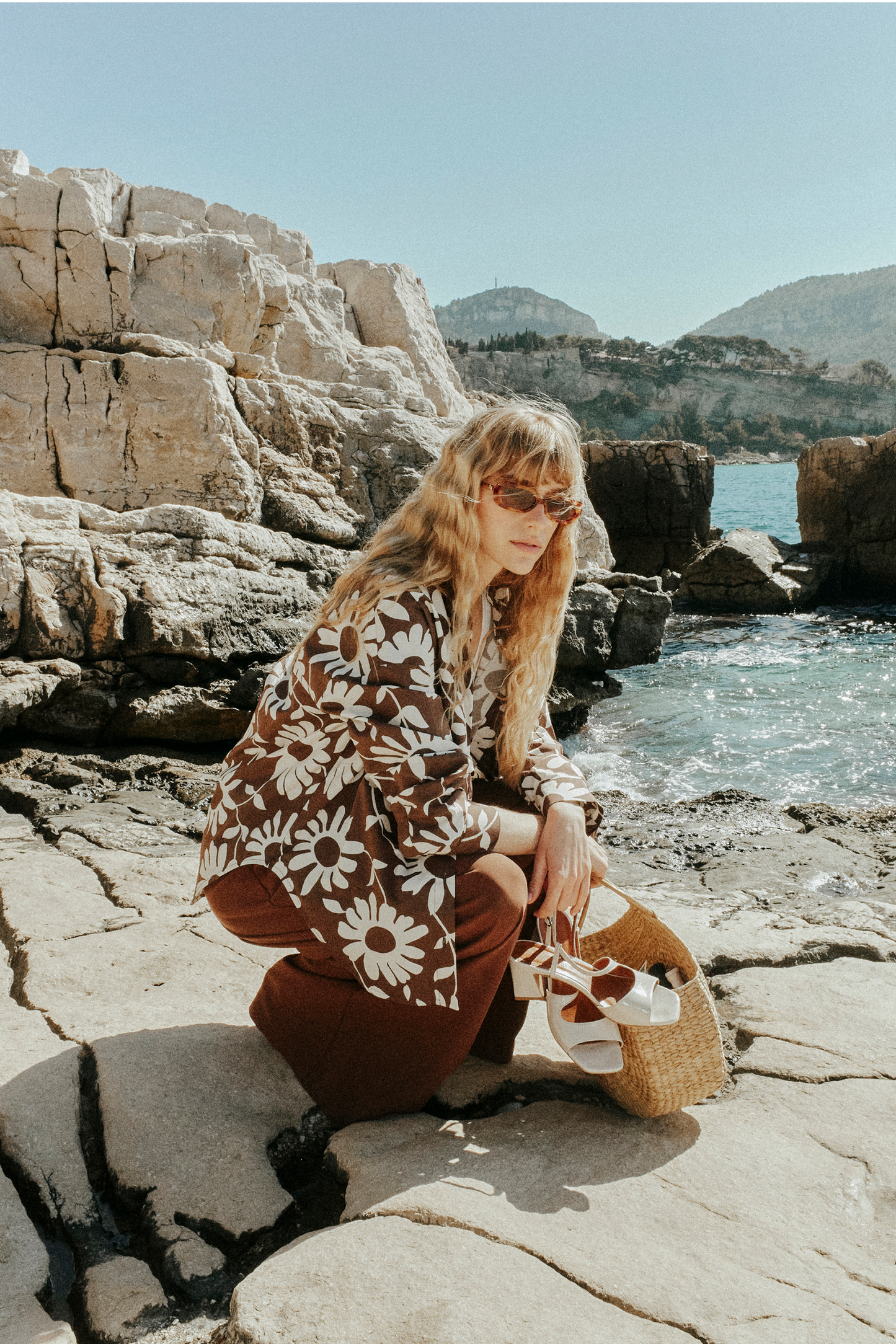 CHEMISE OMER MAGGIE BROWN