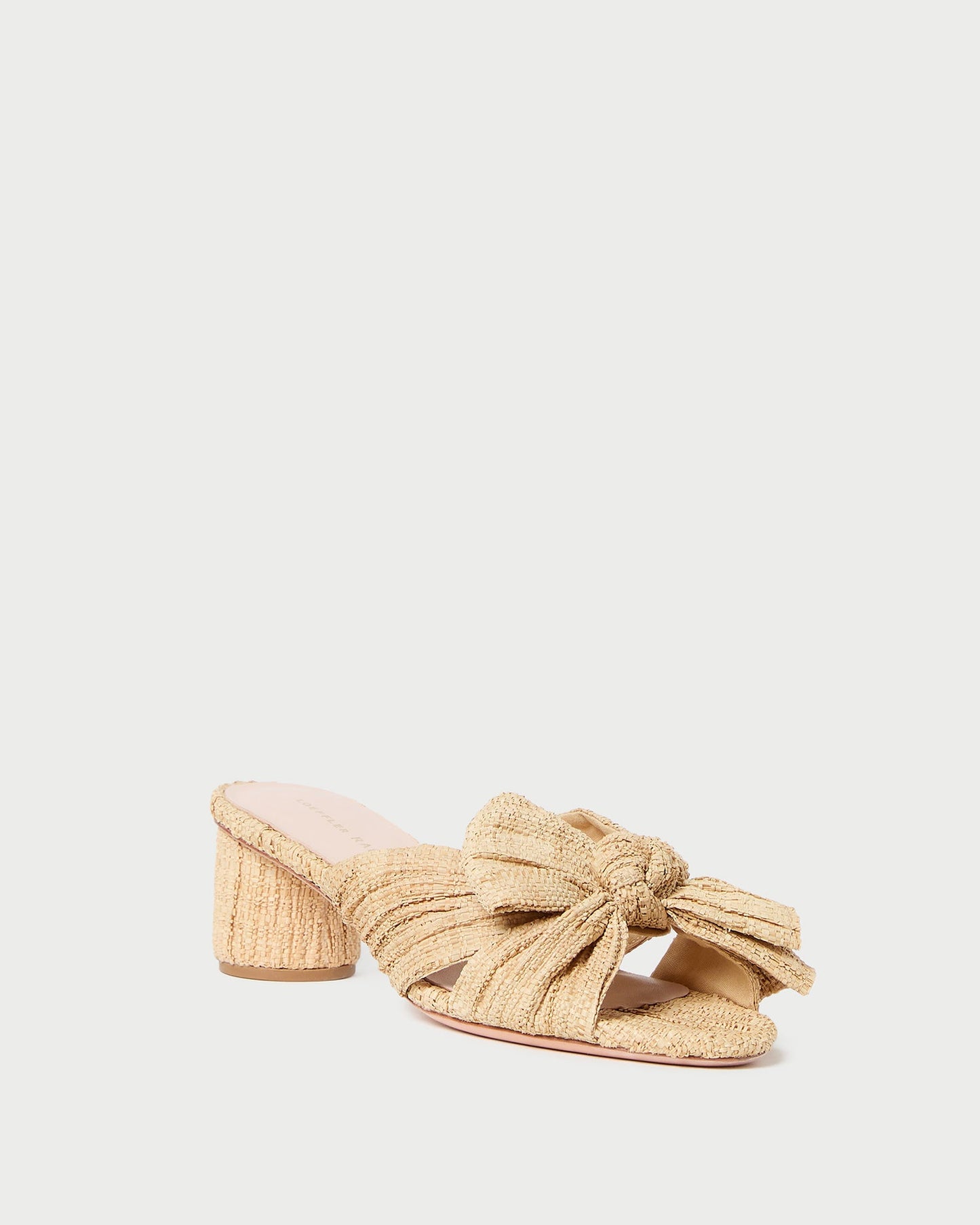 Emilia Pleated Bow Heel