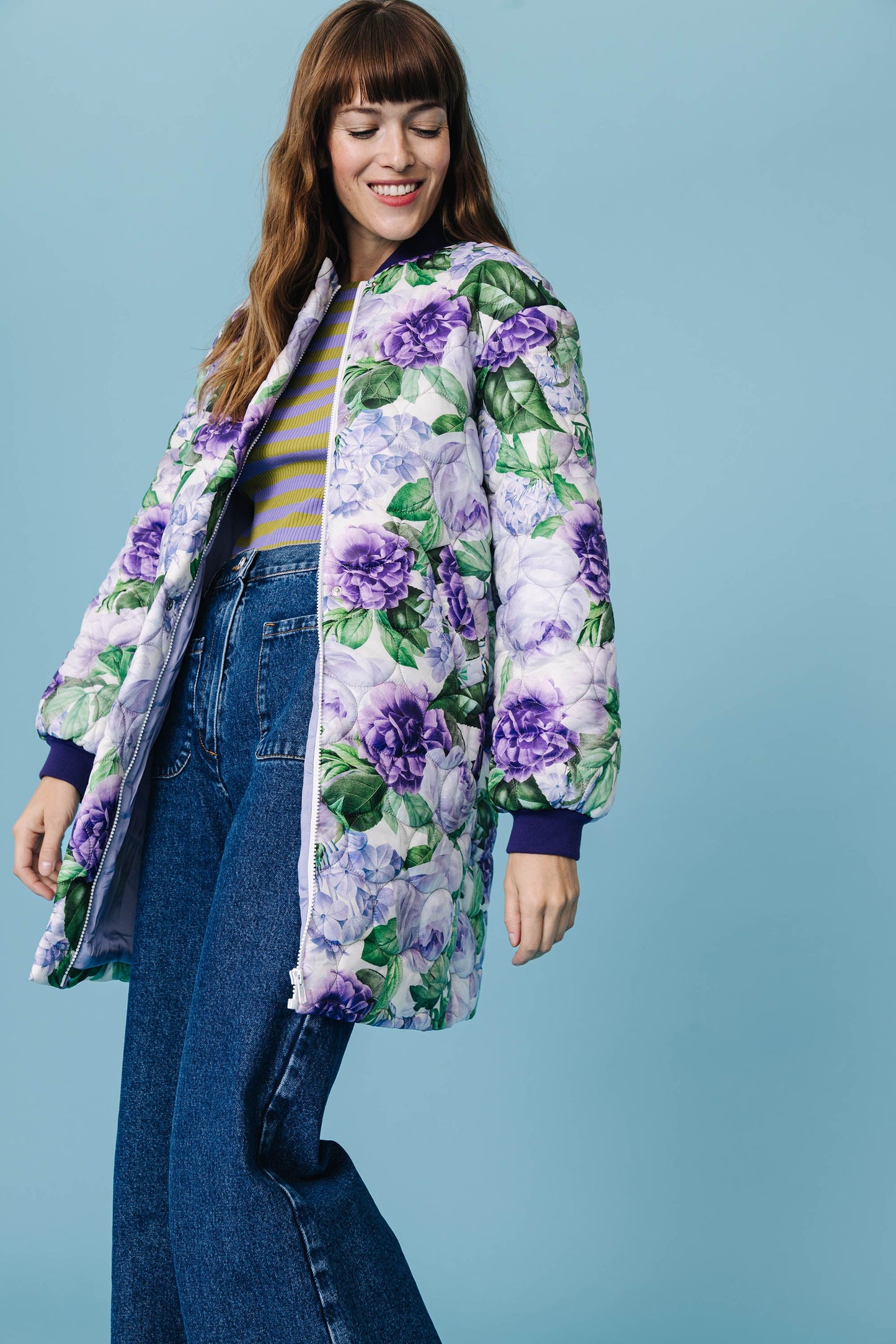 MANTEAU NINE FLEURS 90'S