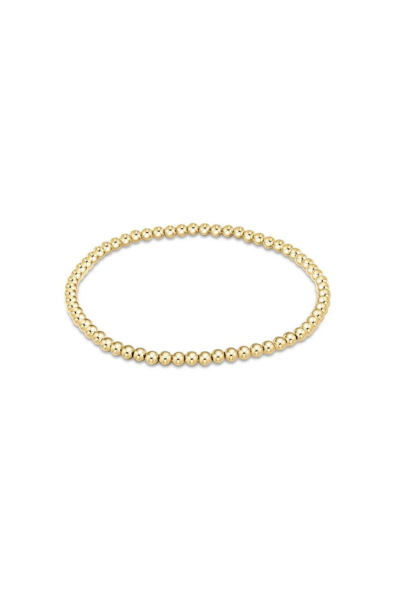 Classic Gold 3MM Bead Bracelet