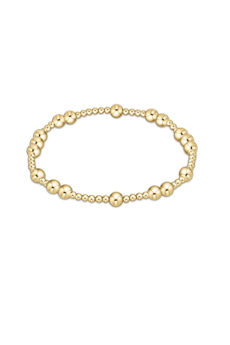 Hope Unwritten 5mm Bead Bracelet - Gold