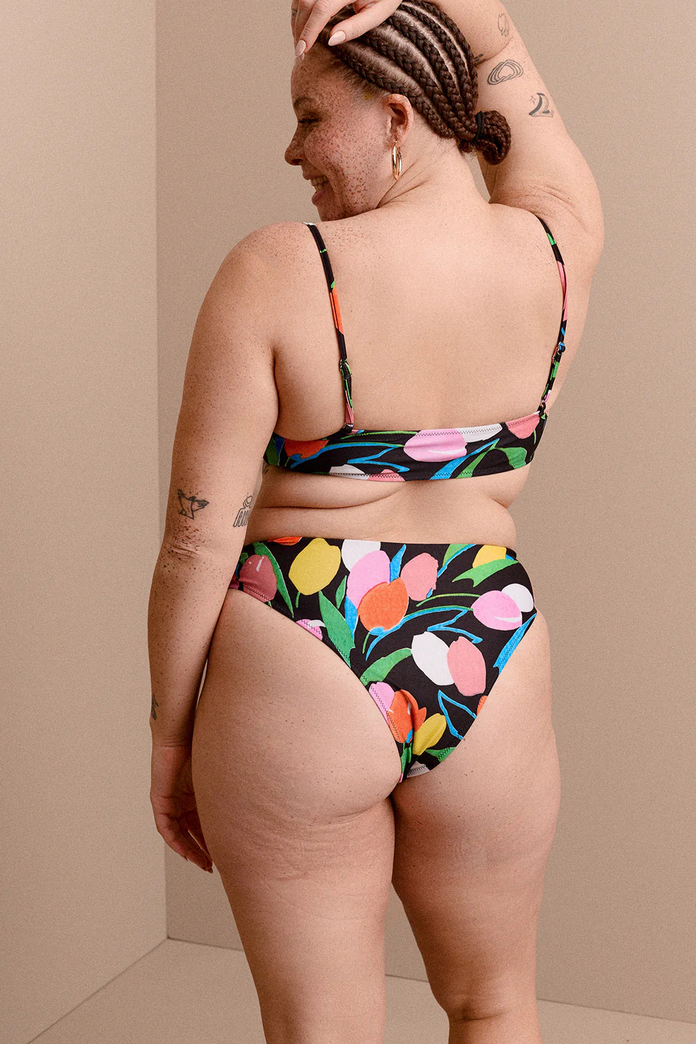 HAUT DE MAILLOT LENNY BLACK DREAMY GARDEN