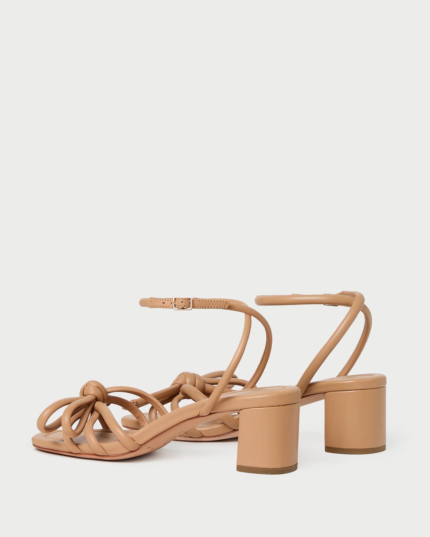 Mikel Dune Bow Mid-Heel Sandal