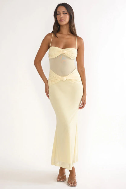 Stara Knot Accent Maxi Dress Butter