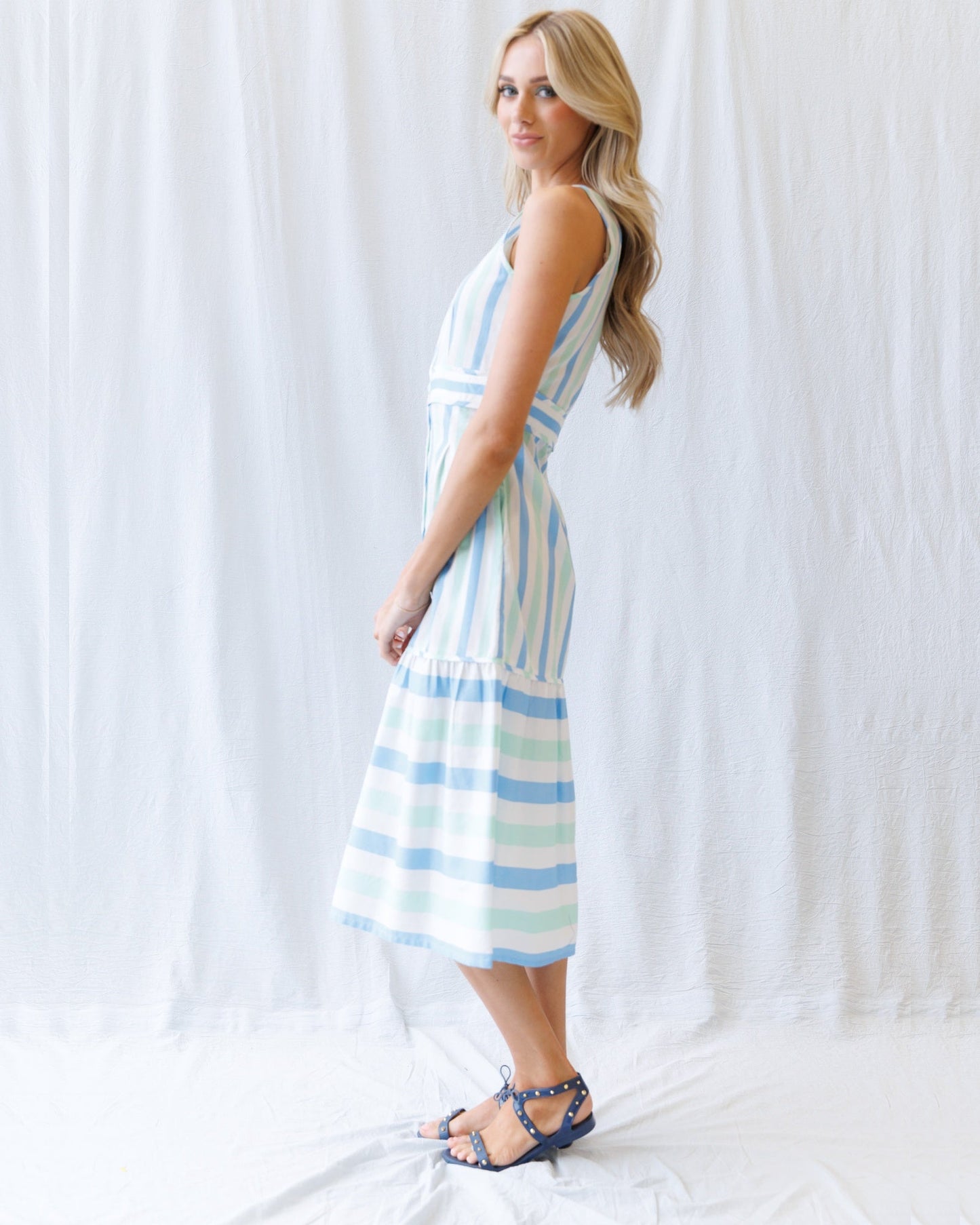 Santorini Stripe Dress
