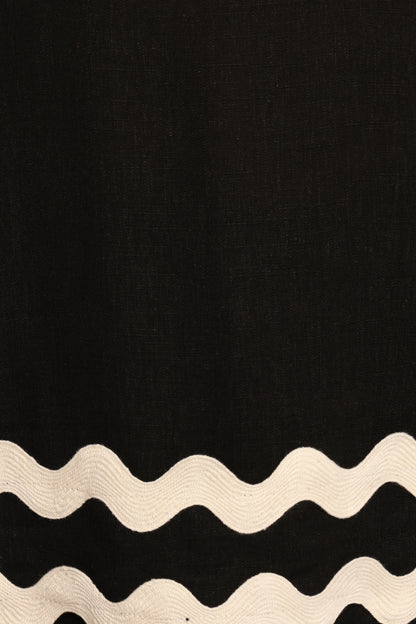 Taliah Tunic Top - Black