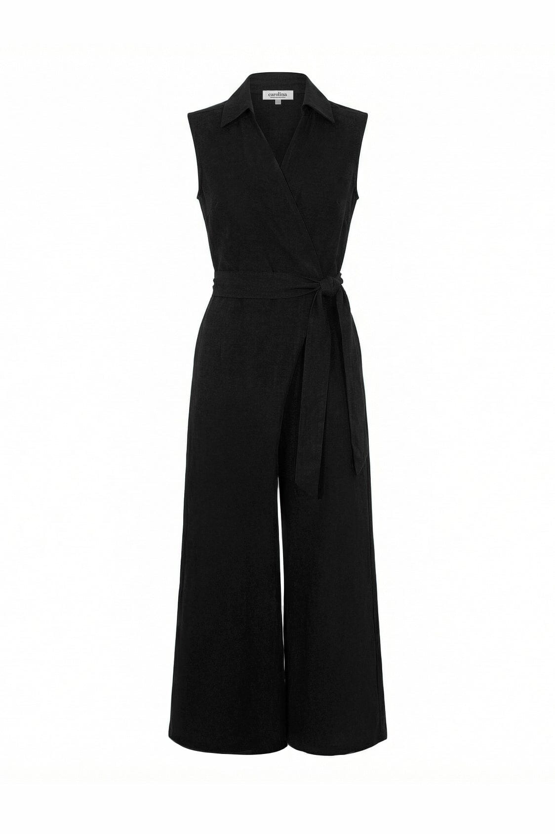Alex Sleeveless Jumpsuit in Black