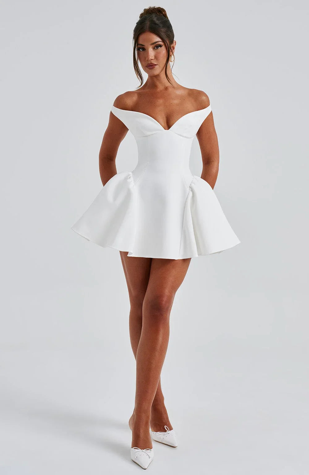 Marla Mini Dress - Ivory