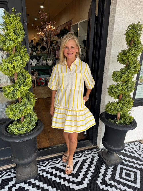 Ava Dress - Yellow