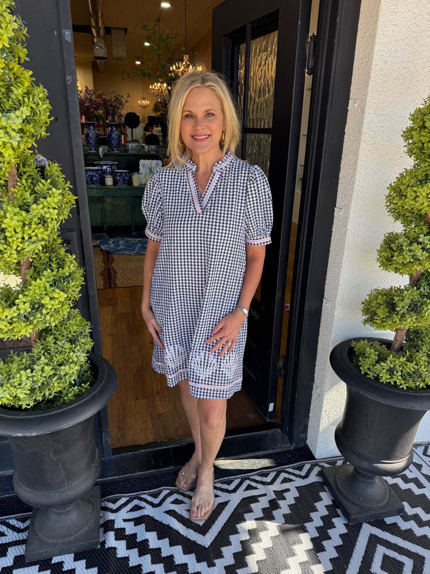 Vera Dress - Navy