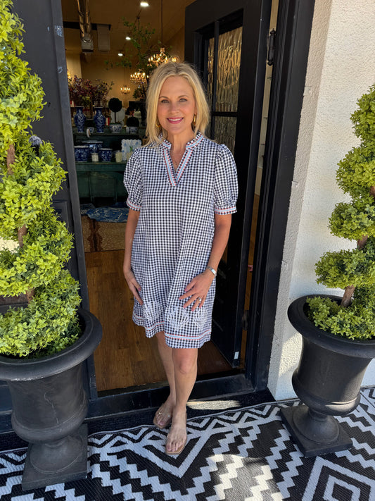 Vera Dress - Navy