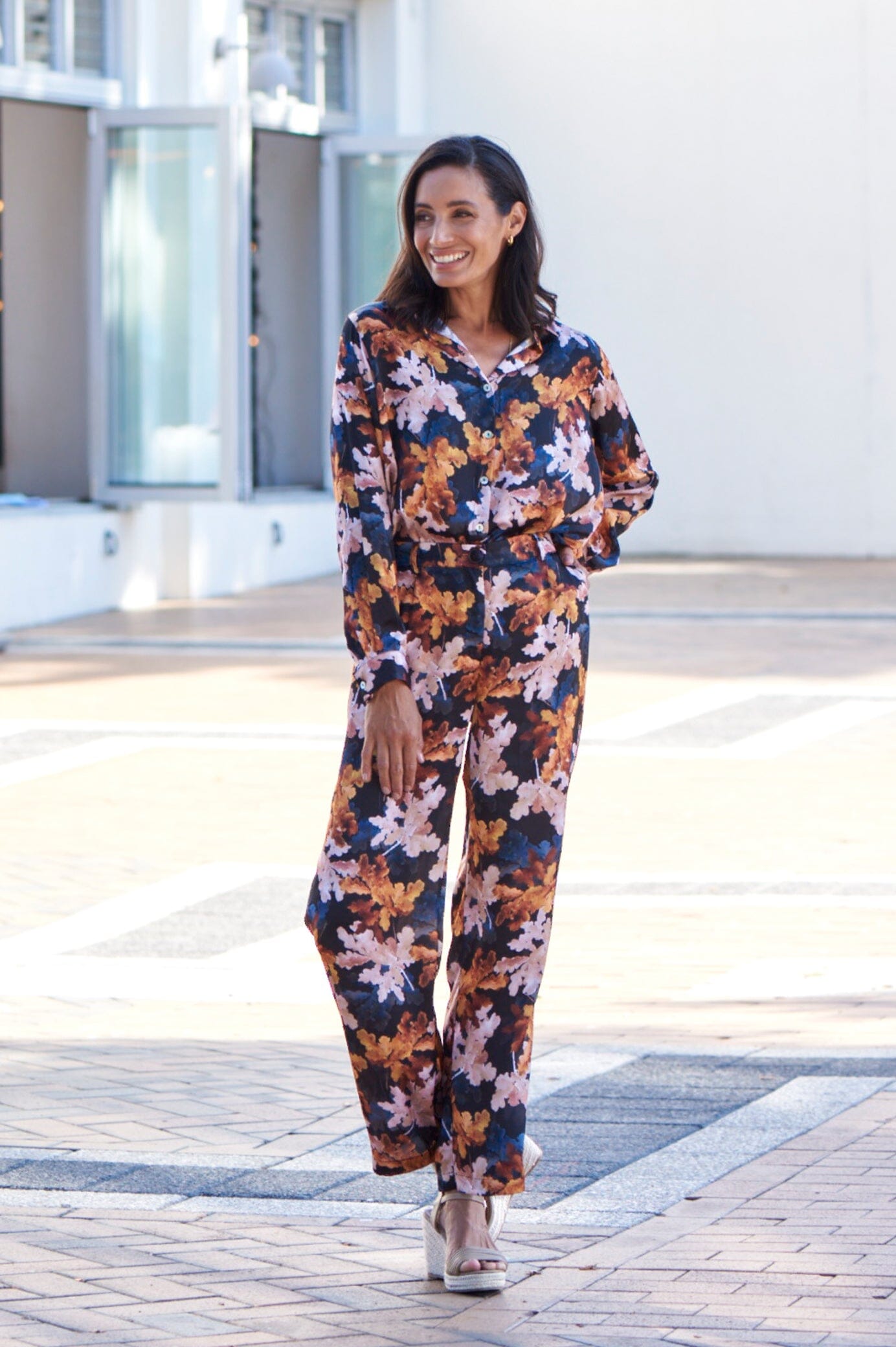 Cassia Print Pants