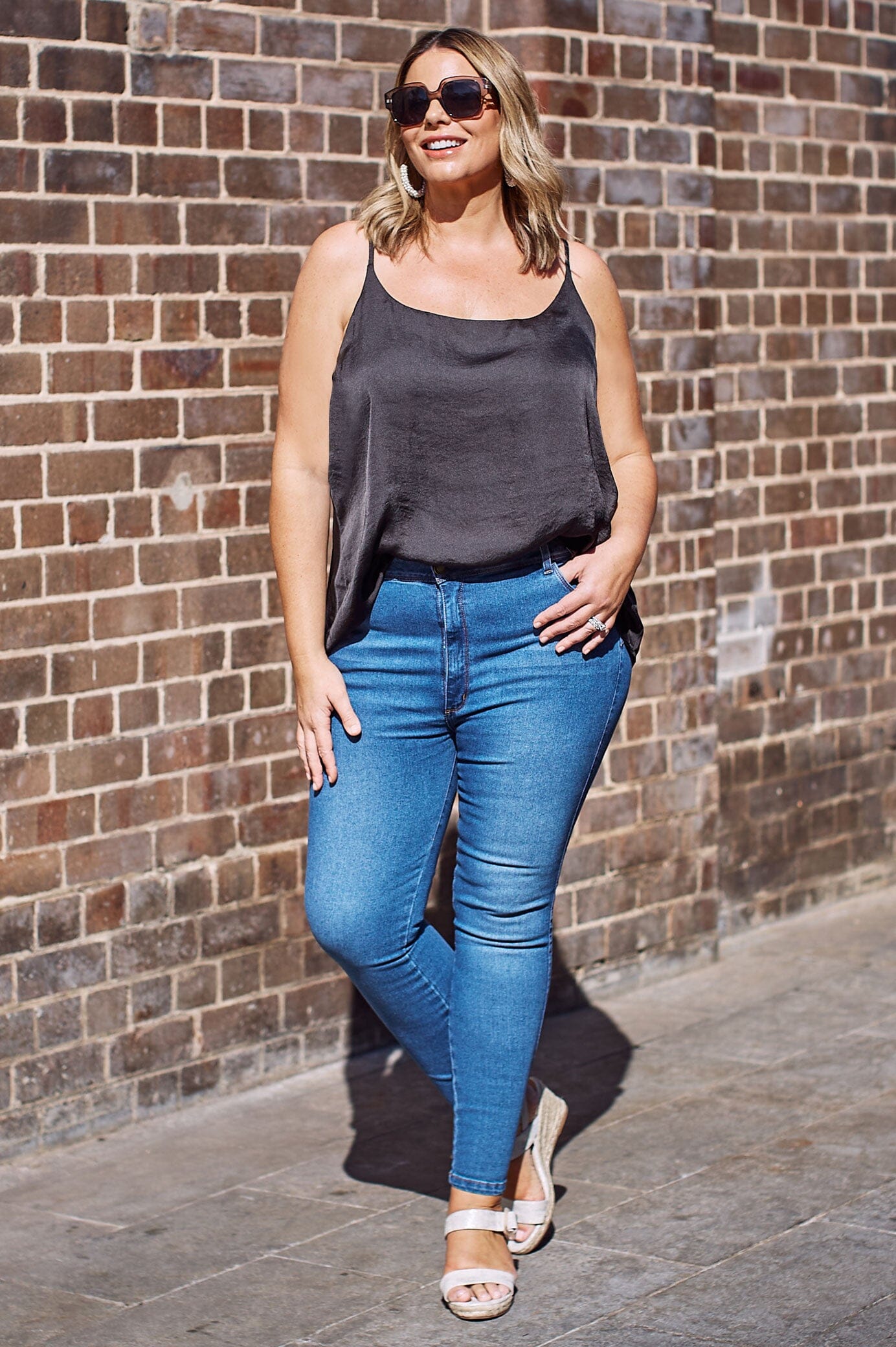 Dakota Skinny Jeans Denim Blue High Rise