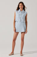 Jhene Tweed Sleeveless Top