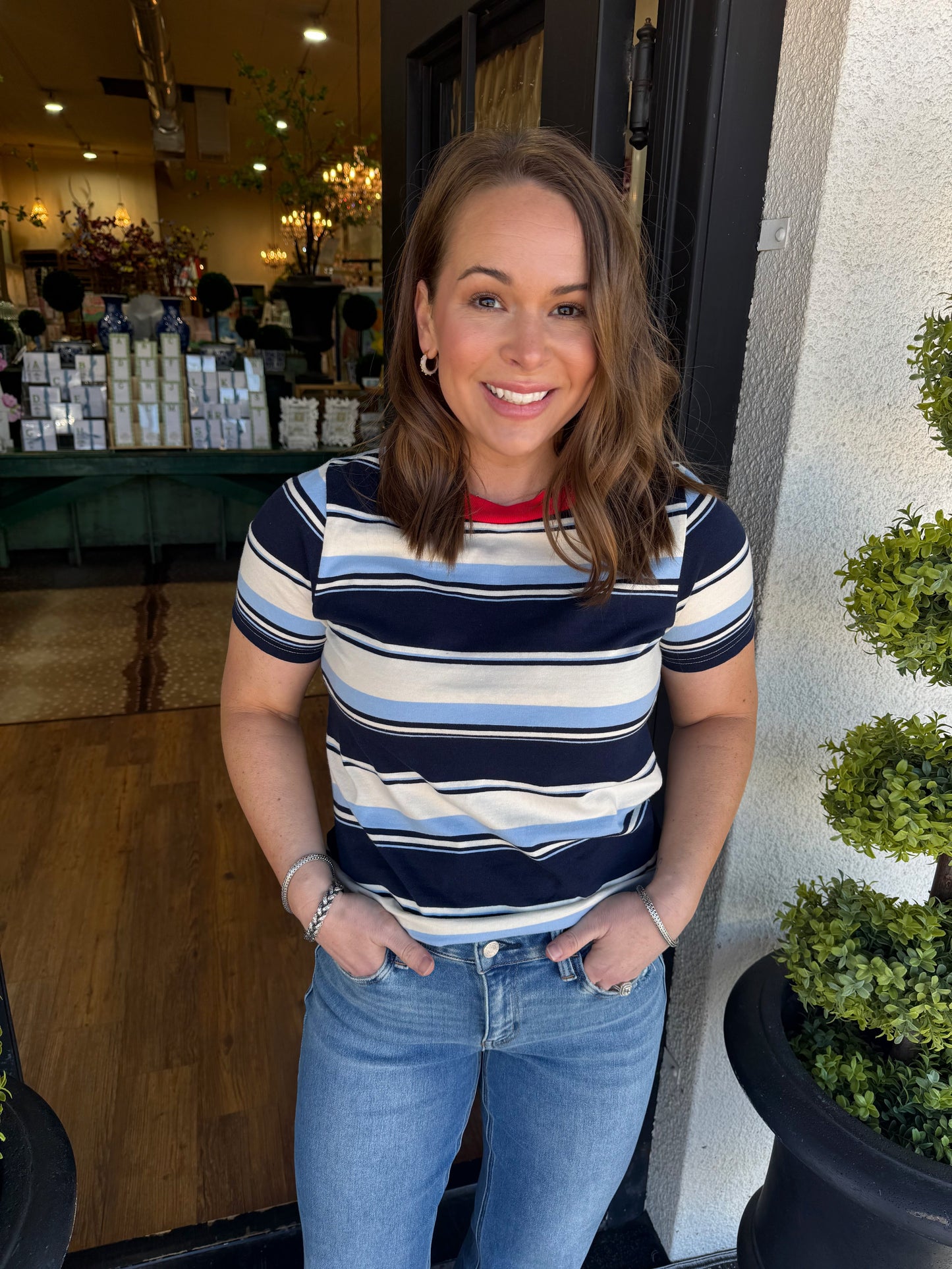 Campbell Top - Navy