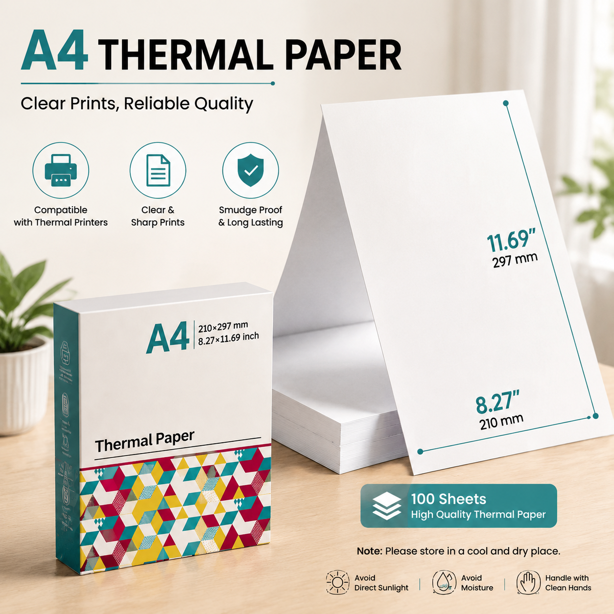 🔥Portable Printer Wireless, Compatible With Phone & Laptop