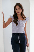 Giran Top - Cashmere Blue