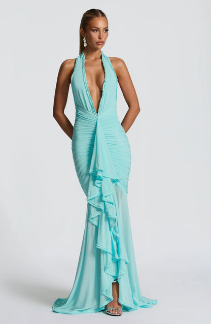 Janessa Maxi Dress - Aqua