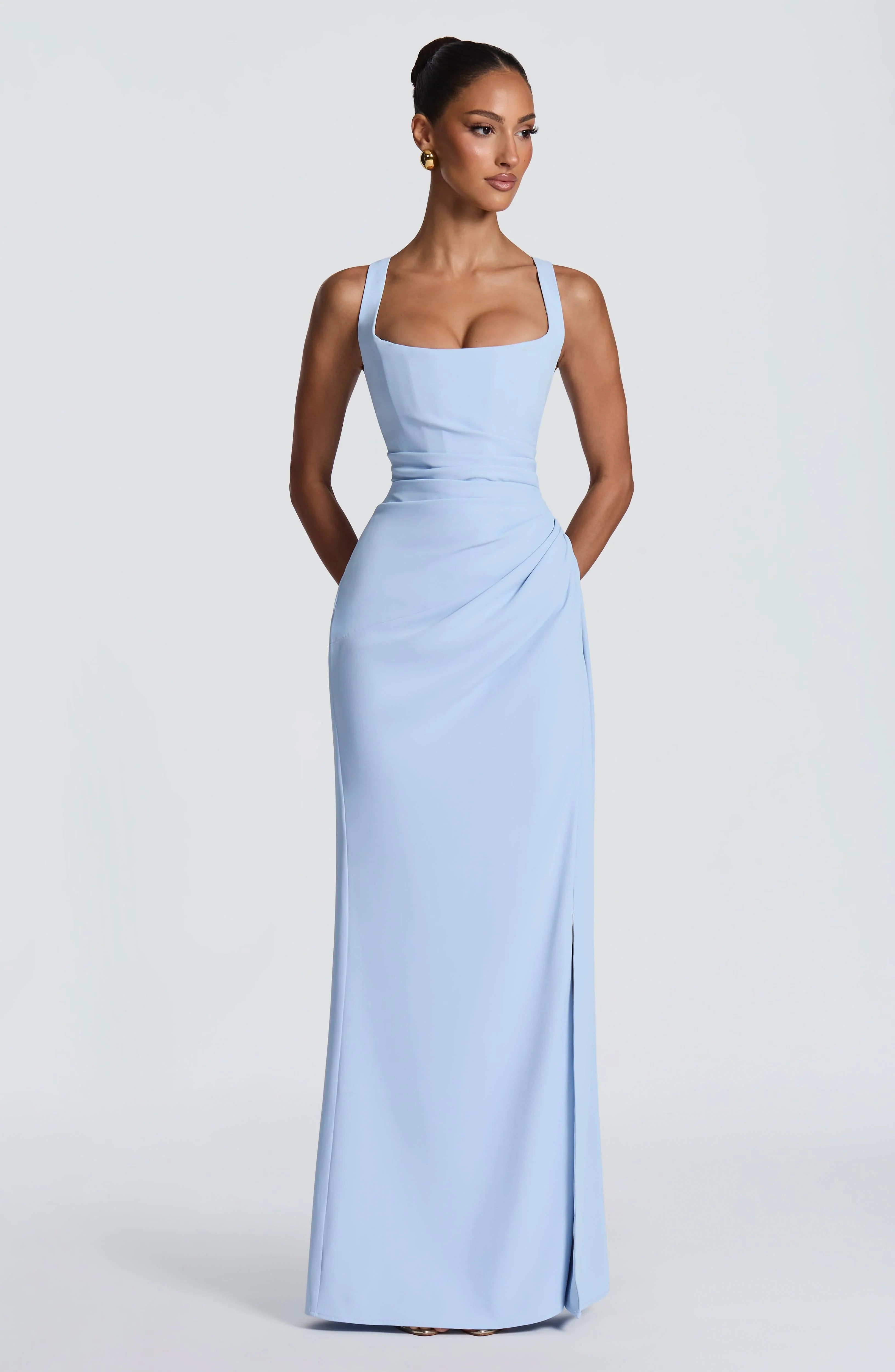 Laleh Maxi Dress - Glacier Blue