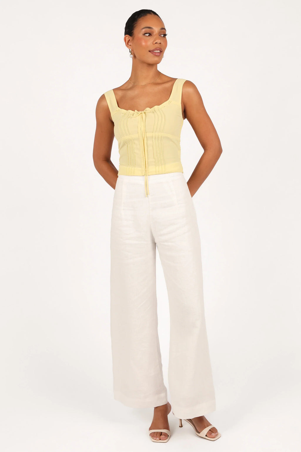 Alice Corset Top - Honeysuckle Yellow