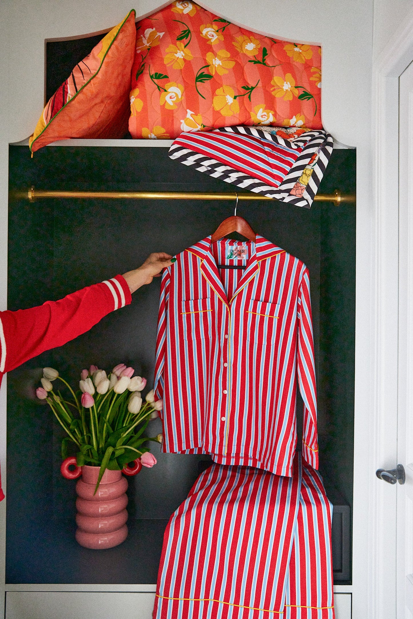CHEMISE ROMEO RED & BLUE