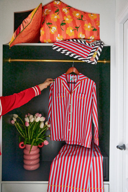 CHEMISE ROMEO RED & BLUE