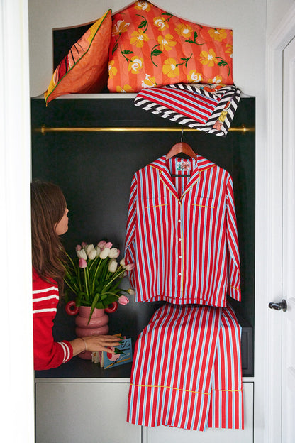 CHEMISE ROMEO RED & BLUE