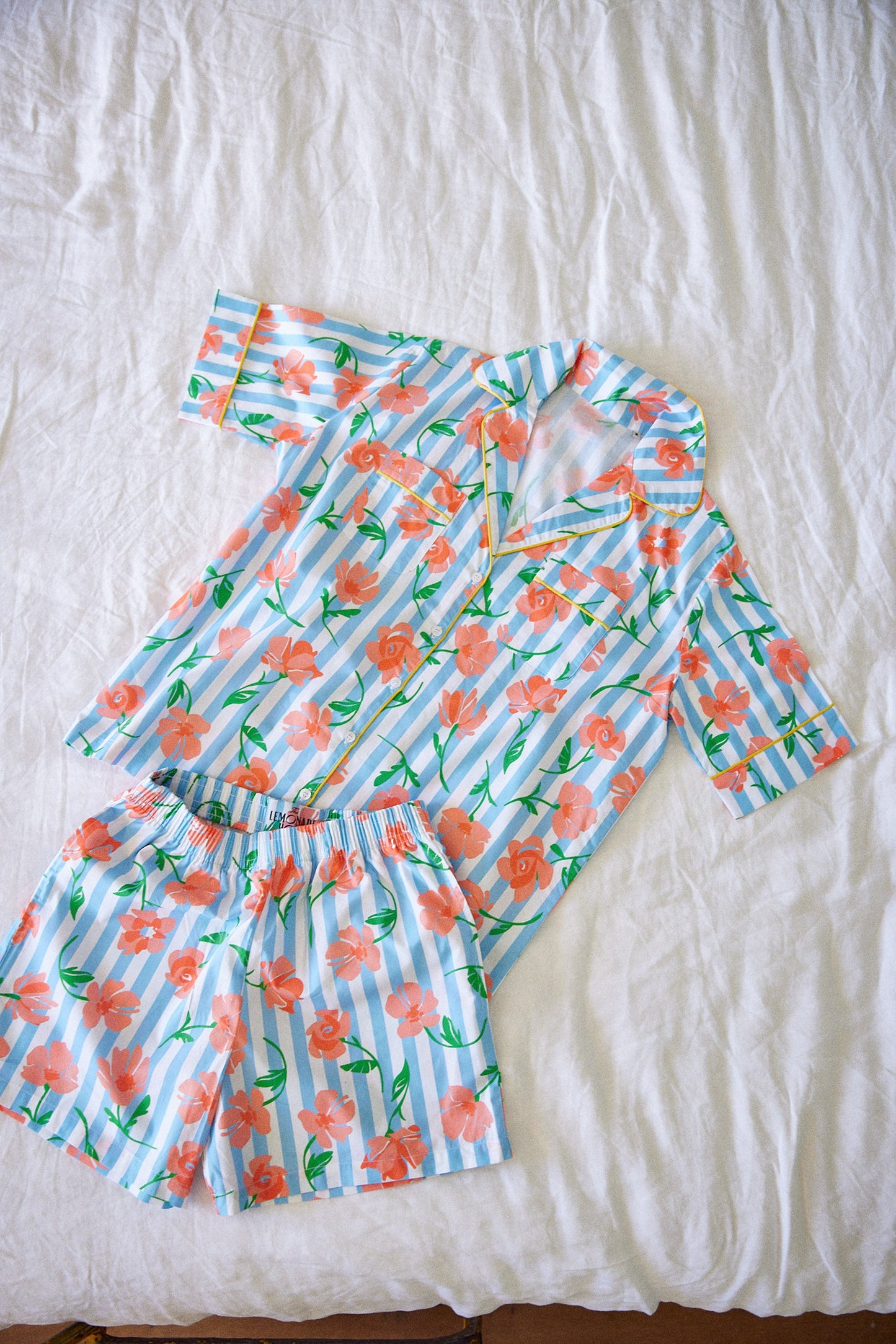 CHEMISE ROMEO FLOWERS
