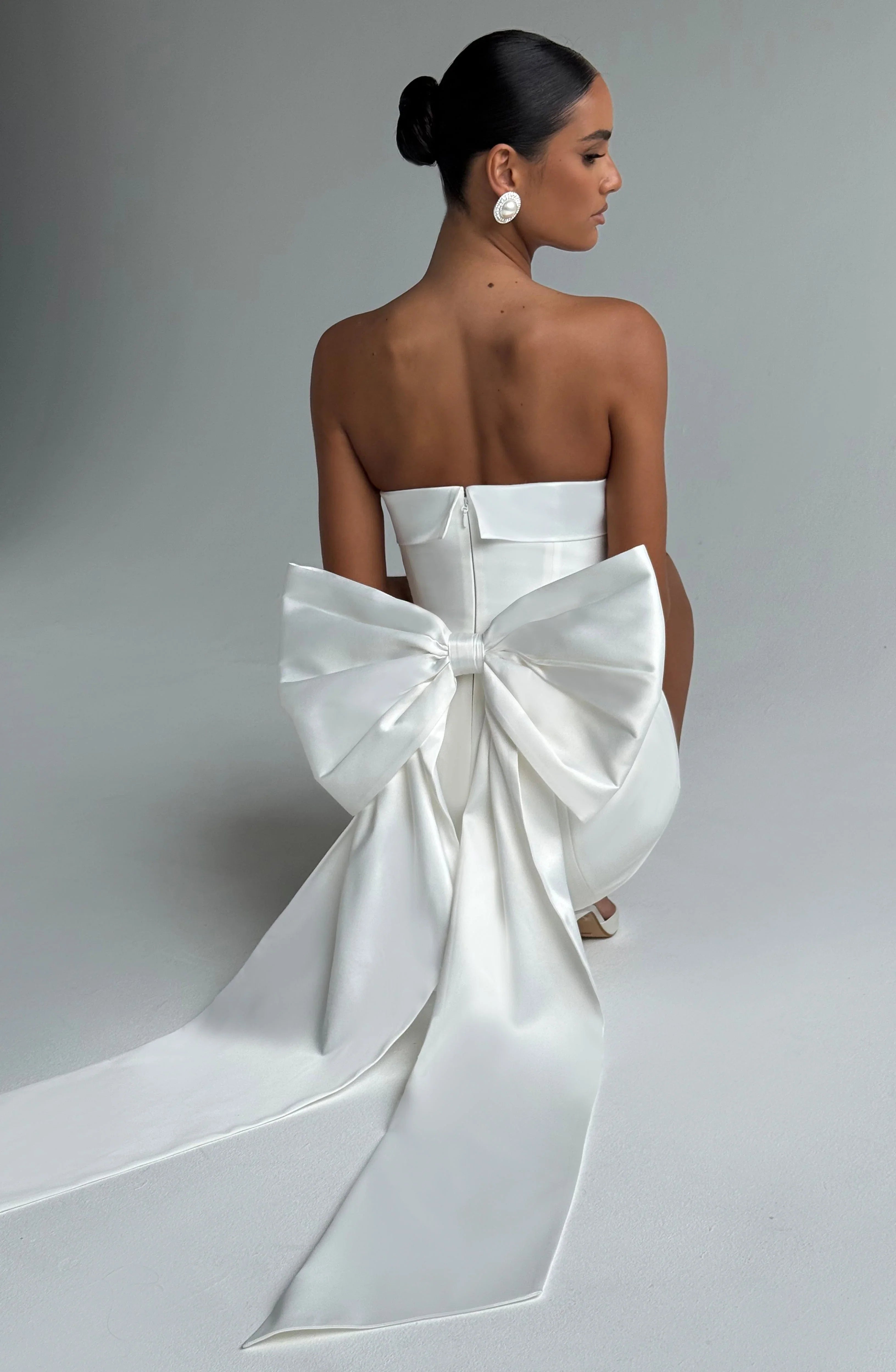 Barbara Mini Dress - Ivory