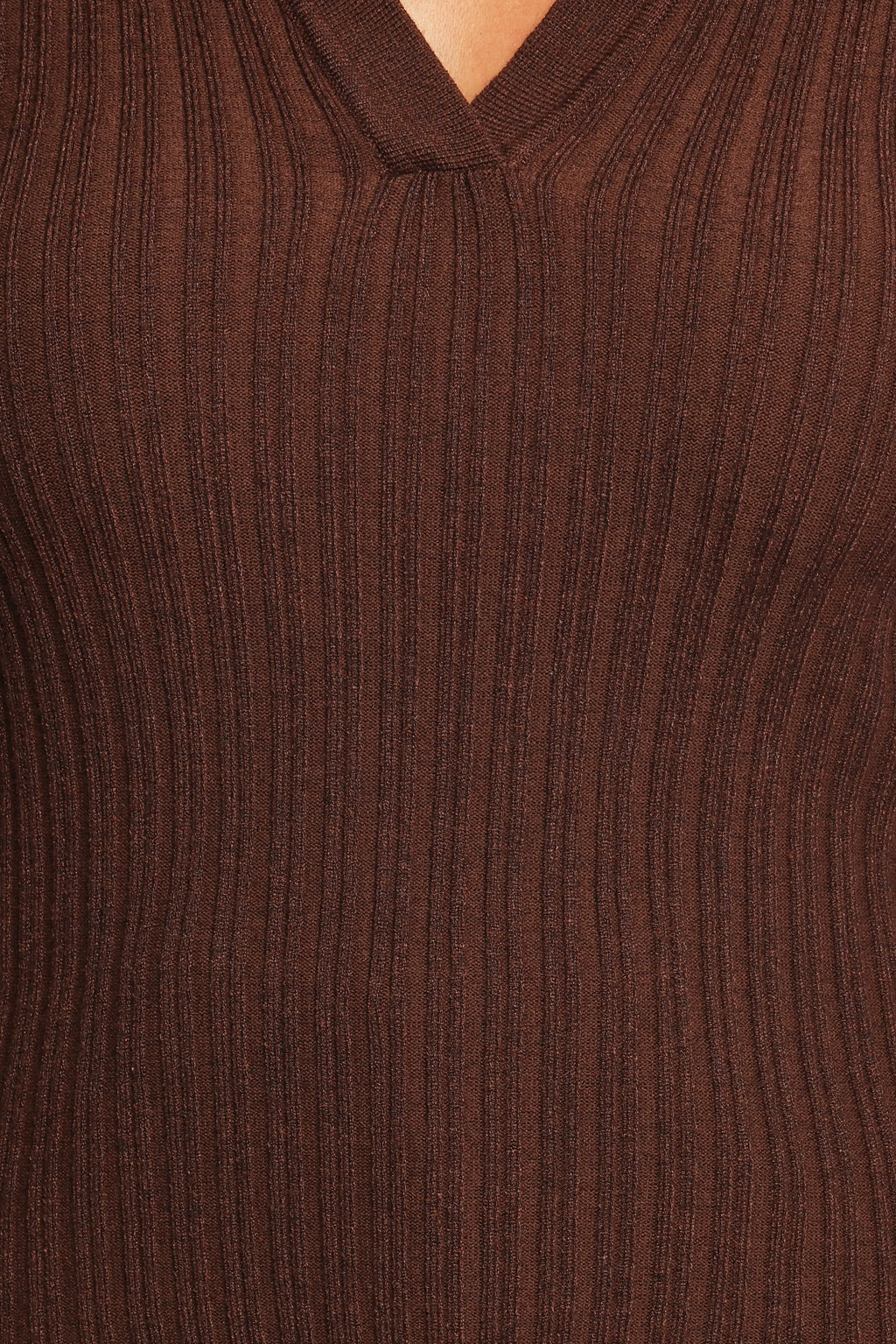 Emmerson Long Sleeve Knit Top - Chocolate