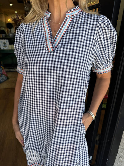 Vera Dress - Navy