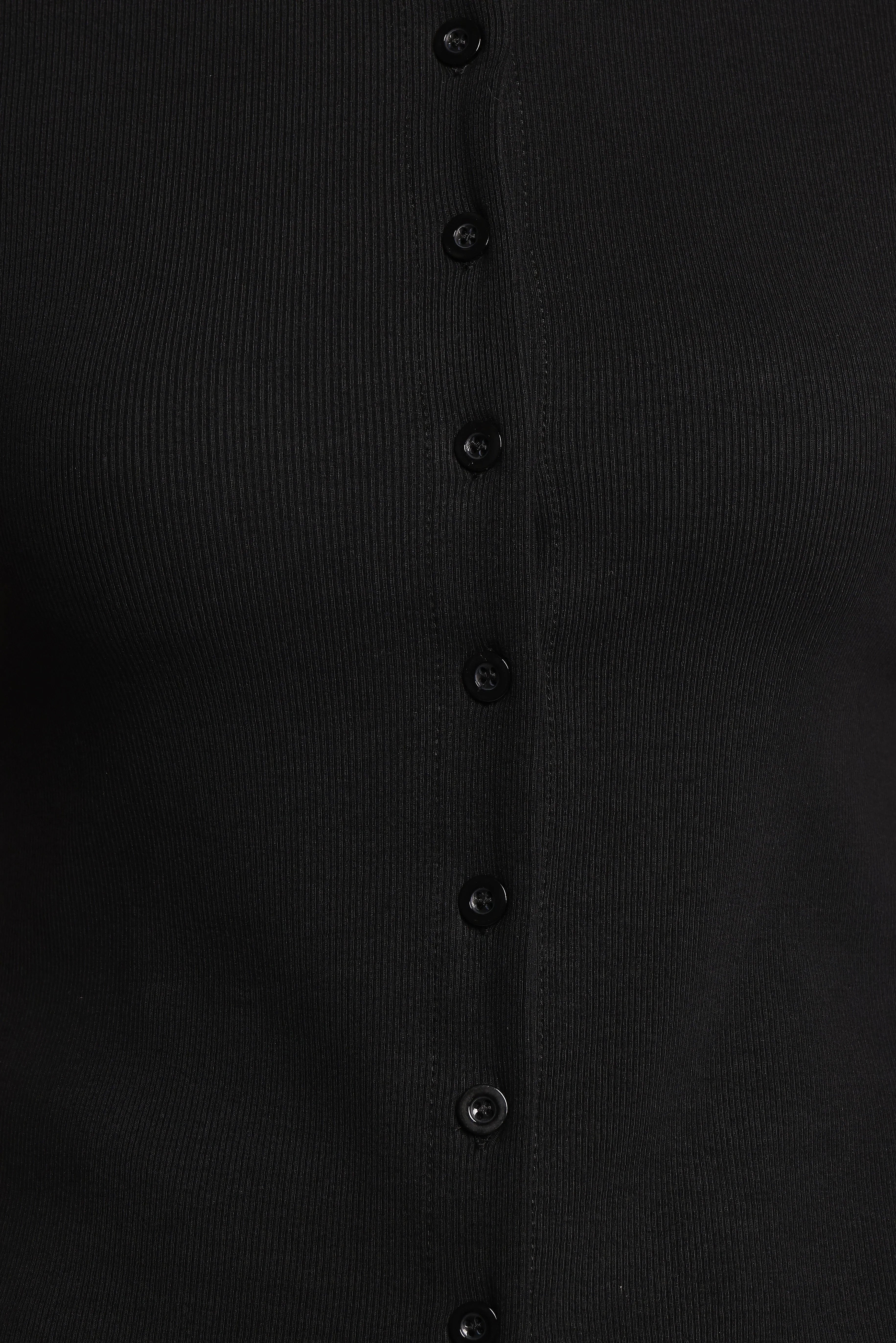 Tylarah Short Sleeve Cardigan Top - Black