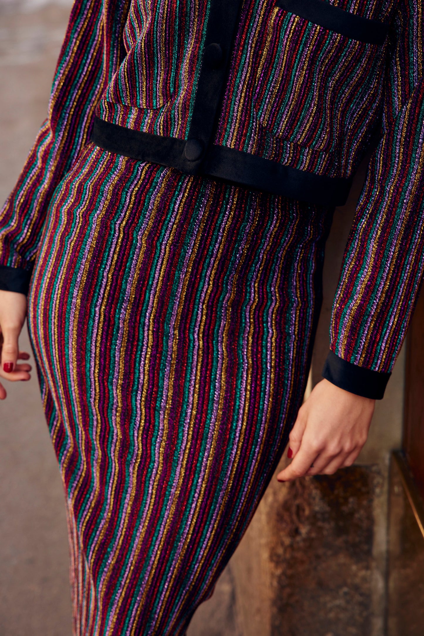 JUPE SARAH CRAZY STRIPES