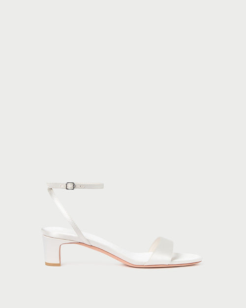 Alice Cream Satin Sandal