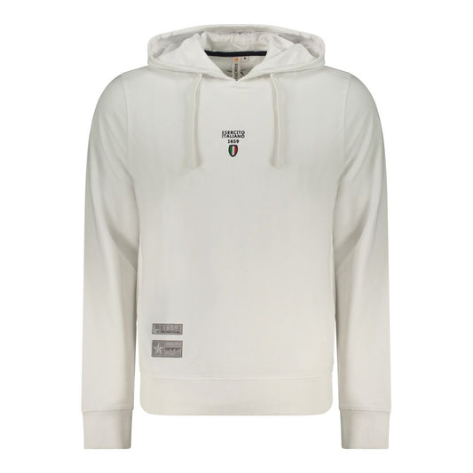 Accademia Militare White Cotton Men's Hoodie