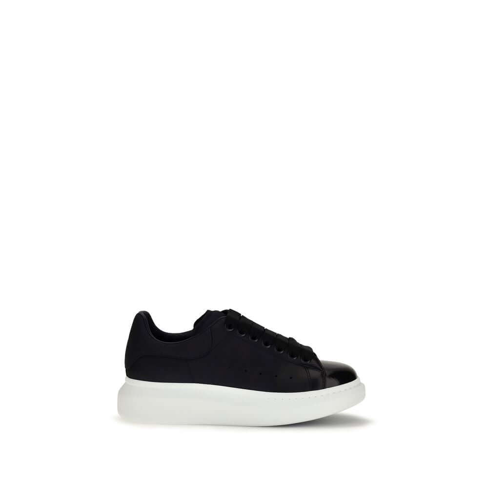 Alexander McQueen Blue Calf Leather Bos Taurus Chunky Sneakers