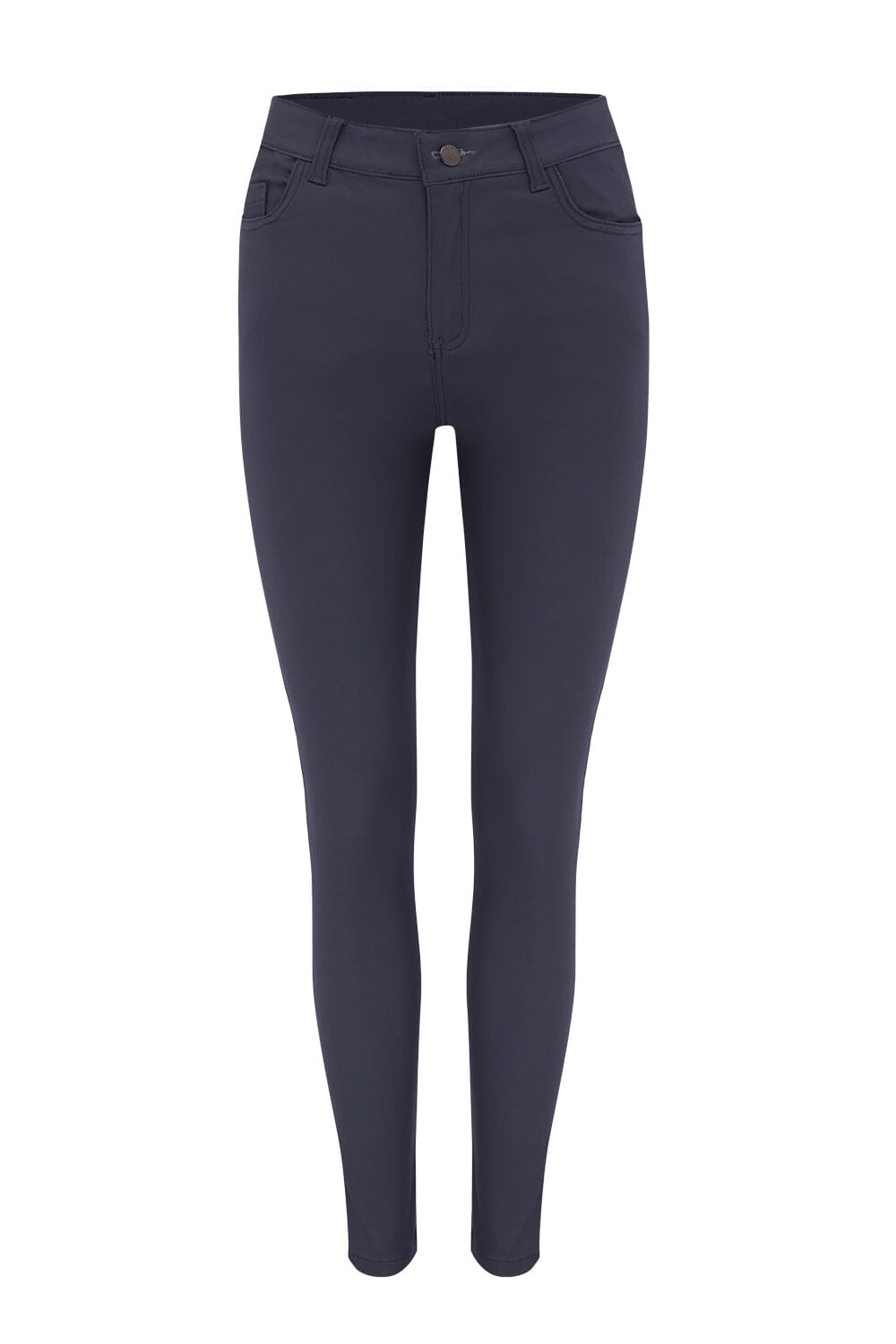 Amber Coated Skinny Jeans Navy