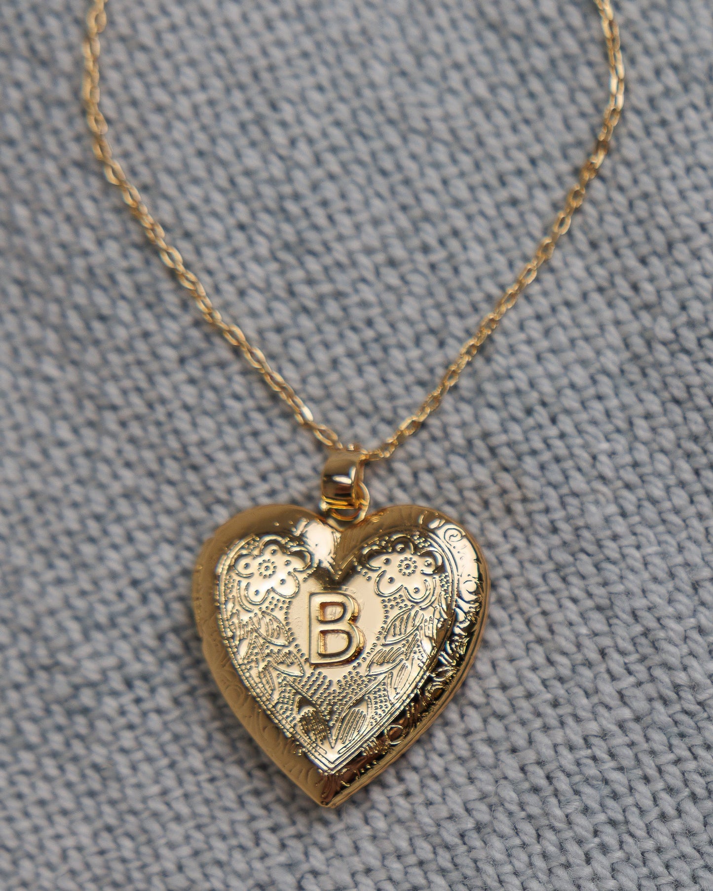 Monogram Heirloom Locket - Final Sale