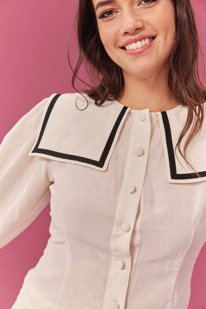 BLOUSE GINETTE ÉCRU