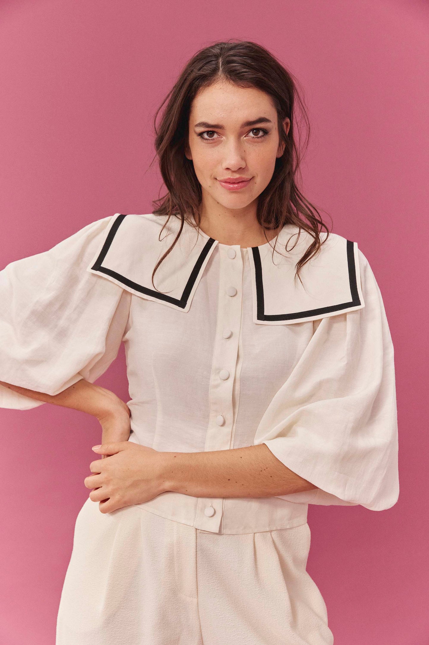 BLOUSE GINETTE ÉCRU