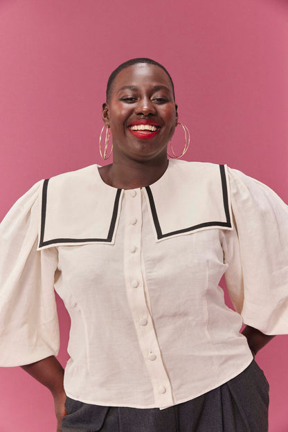 BLOUSE GINETTE ÉCRU