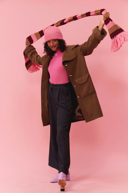 MANTEAU GINOU TABAC