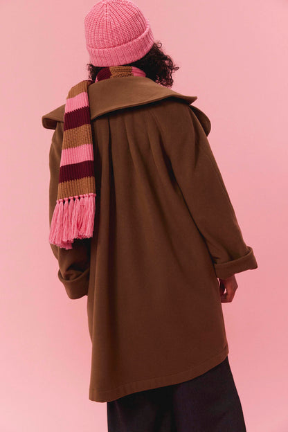 MANTEAU GINOU TABAC