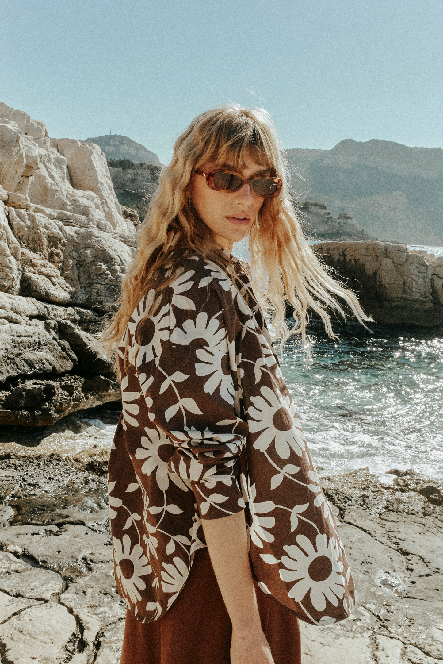 CHEMISE OMER MAGGIE BROWN