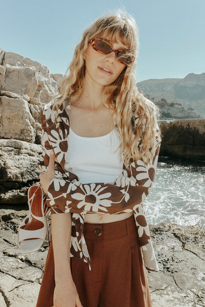 CHEMISE OMER MAGGIE BROWN