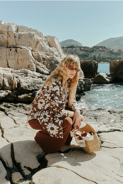 CHEMISE OMER MAGGIE BROWN