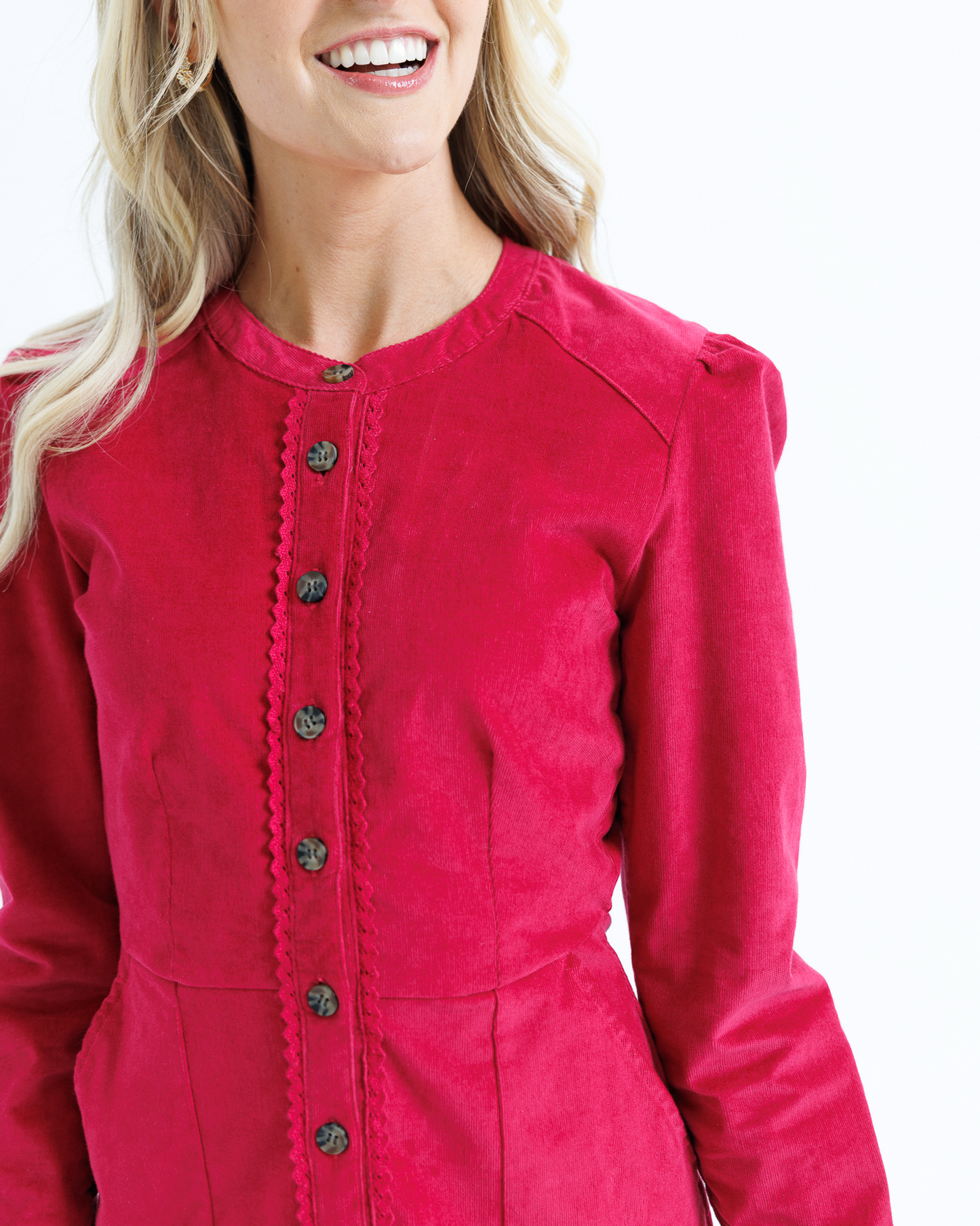 Chesterfield Cord Dress - Final Sale