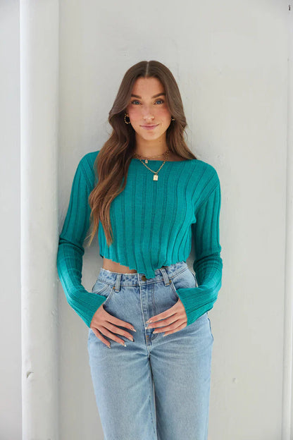 Becka Knit Crop Top