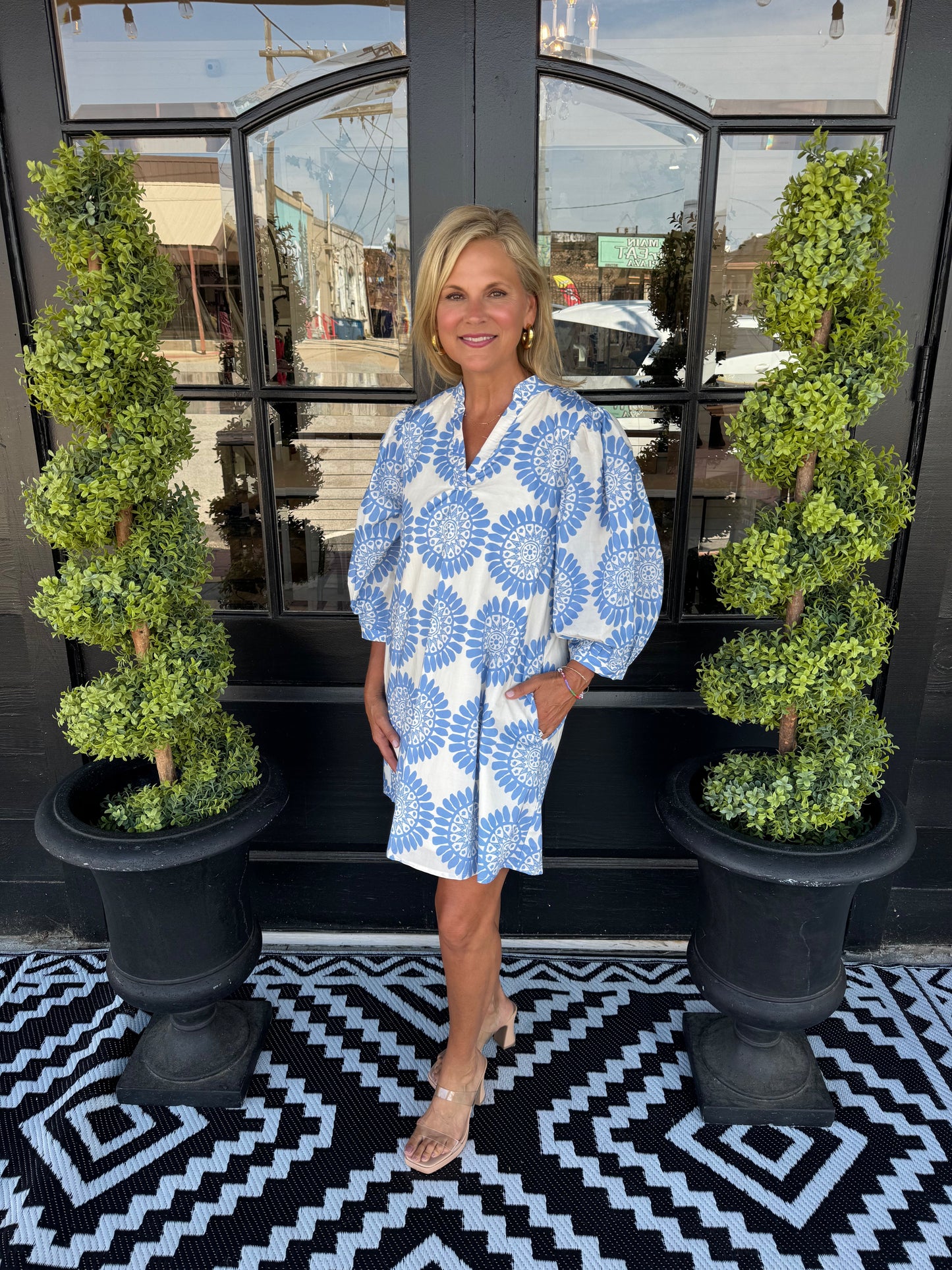 Layla Dress - Blue